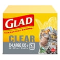 thumbnail image 2 of Glad Clear Garbage Bags - Extra Large 135 Litres -, 2 of 6