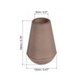 thumbnail image 2 of Unique Bargains Butée à Cloche, Verrou de Corde pour Sac à Cordon, Brun, Lot de 50, 2 of 5