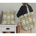 thumbnail image 5 of Soimoi Polyester Crepe Fabric Leaves & Magnolia Floral Print Sewing Fabric Yard 42 Inch Wide, 5 of 5