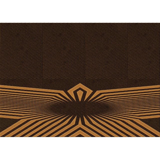 Ahgly Tapis Rectangulaire Lavable en Machine Intérieur Transitionnel Brun Selle, 2 Pieds x 4 Pieds
