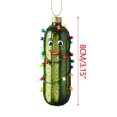 thumbnail image 2 of Amzcrzy Acrylic Cucumber Pendant Multi Functional Acrylic Decorative Christmas Tree Pendant Cute Mini Cucumber Christmas Pendant Holiday Decorations Hanging Decor Garden Decorations, 2 of 5
