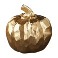 thumbnail image 2 of Set Of Four Gold Plated Brass Pumpkins In Shapes High End Thanksgiving And Fall Table Centerpieces For Luxurious Home Decor, 2 of 9