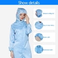 thumbnail image 4 of Reusable Protective Clothing Dust-proof And Anti-static Protective Suit with Zip Front Opening, 4 of 8
