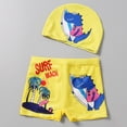 thumbnail image 2 of MIASHUI Toddler Boys Cartoon Printed Swim Trunks Bathing Suit for Kids Beach Pool Yellow,3-4 Years, 2 of 3