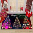 thumbnail image 1 of Large Christmas Decor Doormat for Home, Holiday Letter Print Indoor Carpet Rug, Non-Slip Kitchen Bedroom Floor Mat (60x90cm), 1 of 8