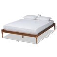 thumbnail image 2 of Baxton Studio Tallis Walnut Brown Finished Wood Queen Size Bed Frame, 2 of 10