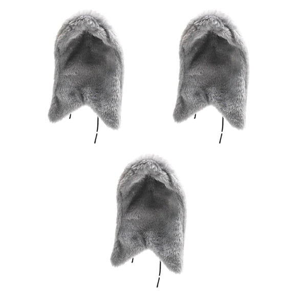 Milaget 3 Pieces Bird Blanket Parrot Winter Nest Cover for Small Birds Conure Pigeon Grey