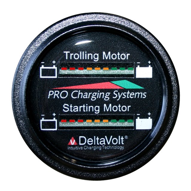 Pro Charging Systems 1115651 Double Pro Double Carburant de la Batterie avec Jauge 36V Trolling 12V Départ