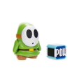 thumbnail image 3 of Figurine Super Mario de 4 pouces – Maskass vert avec Bloc POW, 3 of 6