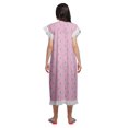 thumbnail image 4 of Moomaya Chemise de Nuit d'Allaitement à Col Rond Imprimée pour Femmes en Coton, 4 of 6