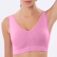 thumbnail image 1 of UPPADA 2025 Plus Size Front Button Bras for Women Sports Bras Full Coverage Soft Sleep Wirefree Bras Push up Bra Seamless Comfort Supportive Bras Plus Size Everyday Bra, 1 of 3