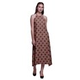 thumbnail image 1 of Bimba Geometric Printed Women Backless Halter Neck Summer Holiday BeachDress-Small, 1 of 6