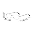 thumbnail image 2 of Glasses Cycling Reading Glasses Foldable Portable Metal Frame Lightweight for Adults Outdoor Enhancement, 2 of 6