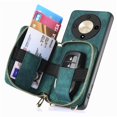 thumbnail image 5 of Crossbody Phone Case Wallet with Detachable Strap for Honor X9B Shockproof Cover Green, 5 of 5