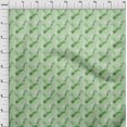thumbnail image 4 of oneOone Viscose Tissu Vert Abstracts Robe Tissu Tissu Imprimé par la Cour 42 Pouces de Large, 4 of 5