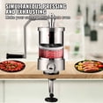 thumbnail image 4 of KFFKFF Sausage Filler, 2.5LBS/1.5L Volume, 304 Grade Stainless Steel Vertical Sausage Maker, Sausage Injector with Trio of Filling Tubes, Stable Base and Hand Operated Crank for Domestic or Business, 4 of 9
