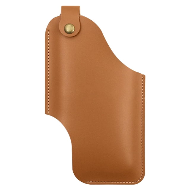 Milaget Handmade Cellphone Cell Phone Sheath Belt Pouch for Sports Running Light Light Brown