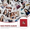 thumbnail image 5 of Minkissy Pages Album Photo Pages de Recharge Couverture en Lin Rouge Stockant des Photos Lot de 1, 5 of 5