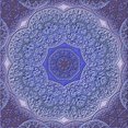 thumbnail image 1 of Ahgly Tapis d'Intérieur Lavable en Machine Carré Transitionnel Violet Pervenche Profond, 8 Pieds Carré, 1 of 7