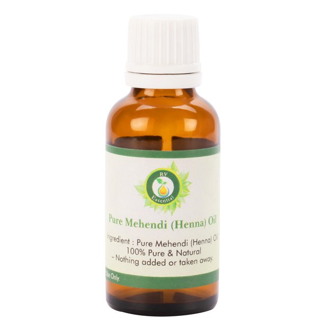 Huile de Mehendi Huile de Henné Huile de Mehendi pour les Mains Pure Huile de Mehendi Pure Huile de Mehandi Pure Naturelle 5ml 0.169oz par R V Essential
