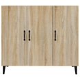 thumbnail image 3 of vidaXL Sideboard Sonoma Oak 90x34x80 cm Engineered Wood, 3 of 5