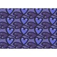 thumbnail image 1 of Ahgly Tapis Rectangulaire Lavable en Machine Intérieur Transitionnel Bleu, 8 Pieds x 12 Pieds, 1 of 7