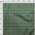 thumbnail image 3 of oneOone Cotton Poplin Green Fabric Asian Kilim Sewing Craft Projects Fabric Prints By Yard 56 Inch Wide, 3 of 5