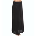 thumbnail image 1 of Women's Shadowline 4711638 38 Inch Long Flare Half Slip (Black S), 1 of 4