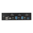 thumbnail image 4 of StarTech.com 2 Ports DisplayPort KVM Switch, 4K 60Hz, Simple Affichage, Double Port UHD DP 1.2 USB KVM Switch avec Hub USB 3.0 Intégré et Audio, Dell, HP, Apple, Lenovo, TAA Conforme - Clavier/vidéo/souris Switch (SV231DPU34K) - KVM / Audio / USB Switch - 2 x KVM / Audio / USB - Bureau - TAA Conforme, 4 of 9