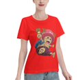 thumbnail image 2 of Women's Basic Short Sleeve T-Shirt One Piece Chopper, 2 of 6