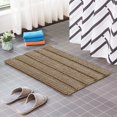 thumbnail image 2 of CHUN YI Anti-slip Bathroom Mat Absorbent Plush Polyester, 17"x47", Sand, 2 of 6