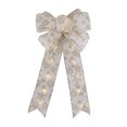 thumbnail image 2 of Vaidha Christmas Luminous Large Bow Double-layer Bow Christmas Tree Decoration Bow, 2 of 2