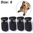 thumbnail image 2 of Dog Shoes for Hot Pavement Paw Protector, Anti-Slip Sole Summer Cat Dog Boots with Reflective Straps 4PCS, 2 of 5
