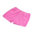 thumbnail image 4 of Baby Girls Casual Denim Shorts Solid Color High Waist Button Ripped Jeans with Side Pockets Purple 2-3 Years, 4 of 6