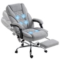 thumbnail image 1 of Vinsetto Chaise de Bureau de Massage, Chaise de Jeu Inclinable, Gris, 1 of 10