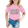 thumbnail image 2 of TZEWGL Chemise Mignonne pour Enfants Imprimés de Dessins Animés Manches Courtes Col Rond Blouse pour Enfants Taille 3-4T, 2 of 3