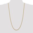 thumbnail image 2 of 14k Yellow Gold 30 Inch 3.65mm Rope Chain Necklace Pendant Charm, 2 of 9
