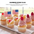 thumbnail image 2 of American Flag Toothpicks for Party Patriotic Dessert Toppers Cake Decor Multi Color 50pcs, 2 of 8