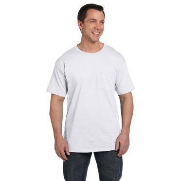 Hanes 6.1 oz. Beefy-T avec Poche