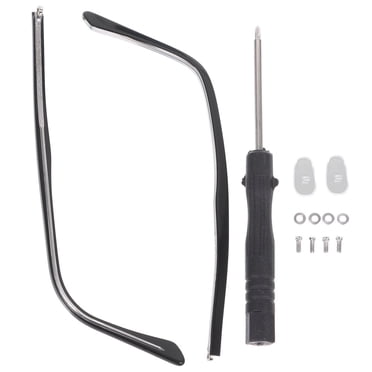 HLONK Replacement Glasses Temple Arm Eyeglasses Sunglasses Eyeglass Arms Eyewear Metal Legs Leg Kit Repair Parts Frame Tips