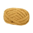 thumbnail image 4 of Luzkey Chunky Wool Yarn Jumbo Yarn Washable Hand Knitting DIY Weight Yarn Bulky Yarn for Tapestry Bed Fence Throw Rug Making Ginger Yellow, 4 of 8