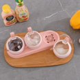 thumbnail image 4 of Boîte à Épices, Support à Épices Pots à Condiments, Conteneur de Rangement, 4 Pcs avec Couvercle et Cuillère Rose4, 4 of 5