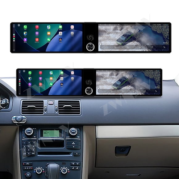 ZWNAV Dual 12.3 inch Screen Car Radio For Volvo XC90 2004-2014 Android GPS Navigation Multimedia Video Player Stereo Receiver Head Unit
