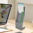 thumbnail image 2 of 10 Seater Standing Punch Card Hanging Card Slot Hanging Card Card Slot Attendance Card Punching And Inserting Board 4.92X4.45X3.03 Inches, 2 of 8