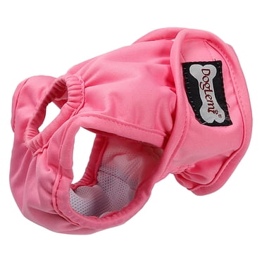 TIMIFIS Dog Diapers Female Dog Physiological Pants Teddy Menstrual Pants Dog Hygiene Diapers Anti-harassment Estrus Pet Aunt Pants Female Dog Diapers Washable - Fall