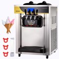 thumbnail image 1 of VEVOR Commercial Ice Cream Maker, 22-30L/H Yield, 2200W Countertop Soft Serve Machine with 2x6L Hopper 2L Cylinder LCD Panel Puffing Shortage Alarm, Frozen Yogurt Maker for Restaurant Snack Bar, Silve, 1 of 9