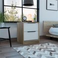 thumbnail image 2 of TUHOME Table de Nuit Kaia Tables de Nuit en Bois d'Ingénierie Multicolores, 2 of 9