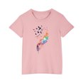 thumbnail image 1 of RXIRUCGD 2025 Vêtements d'Été pour Enfants T-shirt Imprimé Mode Mignon Col Rond Manches Courtes, 1 of 5