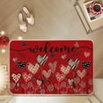 thumbnail image 3 of Cheapark Valentines Day Themed Doormat - Absorbent Non-Slip Floor Mat, Suitable for Bathroom, Living Room & Entryway Decor, 3 of 6