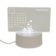 thumbnail image 1 of Perfect Solutions Usb Led Light Up Calendar With Dry Erase Marker, 1 of 6